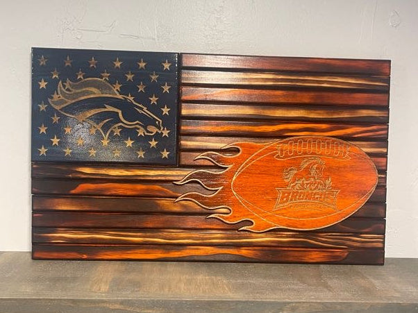 Sports Team American Flags